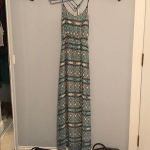 The cutest tribal patterned maxi dress!